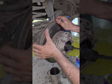 Nissan petrol front differential seal leaked replacement guide