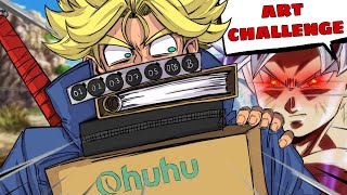 Art Challenge 🤯 ( New Art Supplies ) @ohuhuart_official  #ohuhu #dragonball #artsupplies