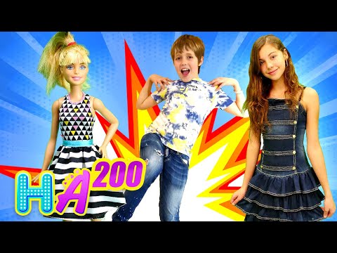 Hayal Ailesi. Barbie ile eğlenceli oyunlar! Aile videosu