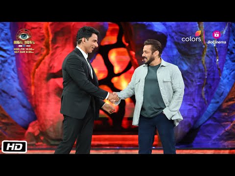 Sonu Sood Meet To Salman Khan on Bigg Boss To Promote His Film Fateh !