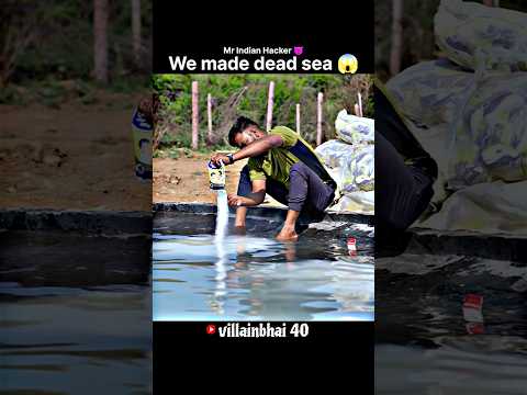 We made dead sea 😱 //#shorts #mrindianhacker