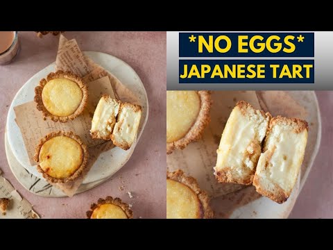 I Baked Eggless Japanese Cheese Tarts - Hokkaido Bakery Style