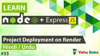 ExpressJS & NodeJS Project Deployment Tutorial in Hindi / Urdu