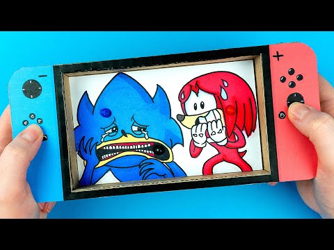 DRAWING KNUX x SHIN SONIC TAPES in Cardboard Game Nintendo