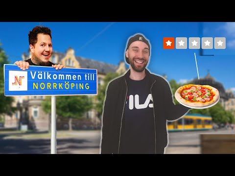 Testar Norrköpings 3 SÄMSTA restauranger! (Värst MAT hittills)