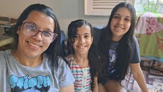 Eduarda torceu pé estão gripada vamos ao médico 