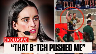 Skylar Diggins just PUSHED Caitlin Clark and CHAOS Erupted in the Arena