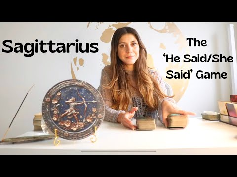 SAGITTARIUS ❤️‍🔥The 'HE SAID/SHE SAID' ❤️‍🔥 Game - December 2024 Tarot Reading