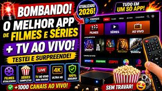 🚨BOMBANDO! O MELHOR APP de FILMES e SÉRIES + TV AO VIVO (Testei e surpreende)