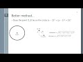 Circle Geometry and Distance Concepts