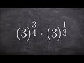 Exponents and Radicals Concepts