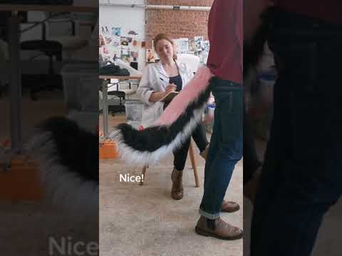 Testing cosplay tails at the Tail Company