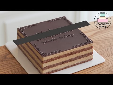 초코커피 무스케이크에 고마움을 담아 보았습니다./ Chocolate Coffee Mousse cake & Message on it.