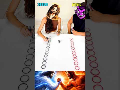 👼 Jesus VS 😈 Satan. #jesus #god #foryou #funny #yeshu #marvel #christ #respect #viral
