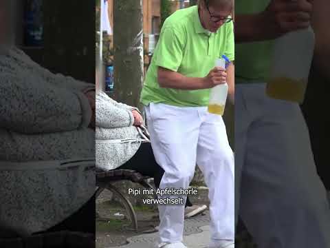 Dann einfach die Apfelschorle ins Labor bringen πππ