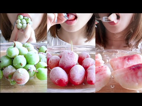【咀嚼音】冷凍フルーツまとめ1時間【ASMR/EATINGSOUNDS】