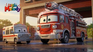 The truck in the town Song The Farmer in the Del - Learn Nursery  Rhymes & Kids Songs  Little Melody