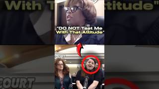 JUDGE DESTROYS Attitude Queen. #shorts