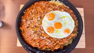【大食い】ミートパスタ大食いチャレンジ【ぞうさんパクパク】