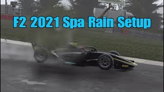 F2 2021 Spa Rain Car Setup