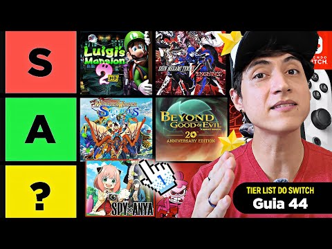 Super Guia Rankeando 19 Novos Jogos do Switch! Quais valem a pena? | Tier List Guia 44 | Junho 2024