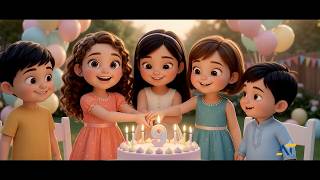 Kids Birthday 3D Cartoon | Birthday Story | Birthday invitation | AfterFX Templates