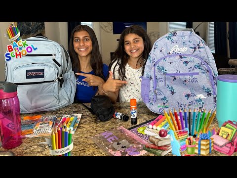 Sally and Deema WHAT'S IN MY BACKPACK | BACK TO SCHOOL 2024!