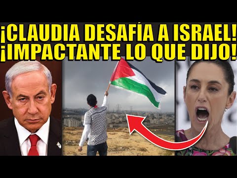 ⚠️FUERTE ADVERTENCIA!🚨 IMPACTANTE LO QUE HIZO CLAUDIA! EXHIBE A ISRAEL Y A ESTADOS UNIDOS!