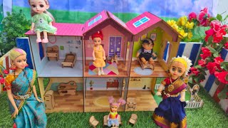Barbie Doll All Day Routine In Indian Village/Radha Ki Kahani Part -520/Barbie Doll Bedtime Story||