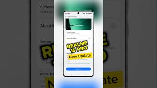 Realme 15 Pro software update today/june month