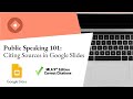 Citing Sources in Google Slides