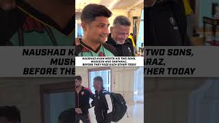 CSK's Sarfaraz & PBKS' Musheer Khan's father Naushad Khan meets them before #CSKvPBKS | #TATAIPL