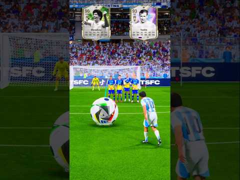 Maradona Vs Yashin Big Ball Challenge in FC 25 #shorts #football #fc25