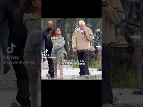 Ariana grande the day after Mac miller’s death #arianagrande #macmiller