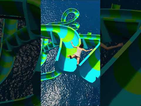 Amanda, Michael & Lamar, Tracey Water Slide #1 #shorts
