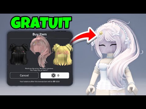 DÉPÊCHE-TOI ! 3 CHEVEUX GRATUITS SUR ROBLOX 😱
