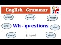 Understanding WH Questions and Intonation