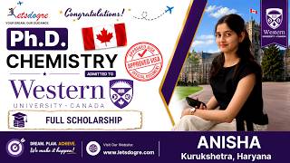 Western University, Canada | Chemistry | PhD Admission with a full scholarship