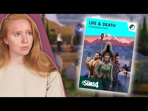 Much gothic-ness, funerals, tarot.. I'm scared 😵 | The Sims 4 Life and Death trailer reaction