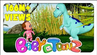 Run Baby! Escape! | T-rex Dinosaur 🦖 Chase Little Kid + More Nursery Rhymes & Kids Songs