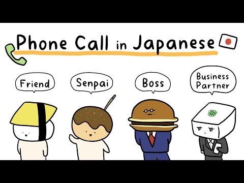 Answering phone in Japanese! Same conversation with different people
