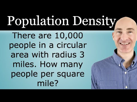 Poplulation Density (How to Find)