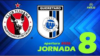 Xolos - Querétaro//JORNADA 8/ SIMULACIÓN 🎮⚽