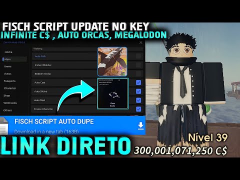 🎣[UPD] FISCH SCRIPT NO KEY: AUTO FISH, DUPE TOTEM, AUTO ORCAS e AUTO MEGALODON, DUPE COIN C$!