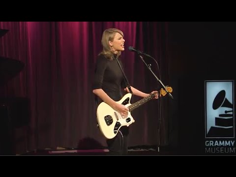 Taylor Performs "Wildest Dreams" at The GRAMMY Museum