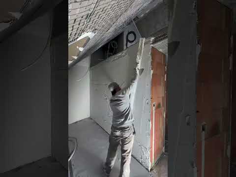 Ever seen a technique like this? #plastering #diy #construction #wall