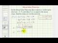 Mean Slope and Derivatives Concepts