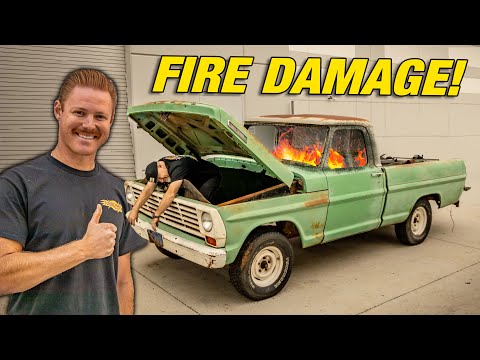 Rebuilding a BURNT '67 F100 After 22 YEARS!