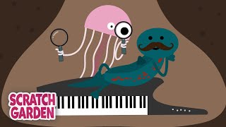 There's a Hole in the Bottom of the Sea | Scratch Garden Characters Super Funny Version!