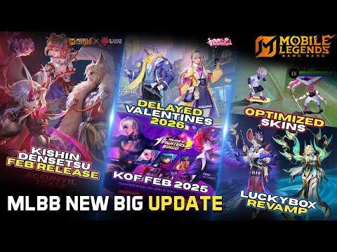 KISHIN DENSETSU FEB 2025 RELEASE | LANCELOT & ODETTE VALENTINES DELAYED 2026 | KOF FEB | LB REVAMP